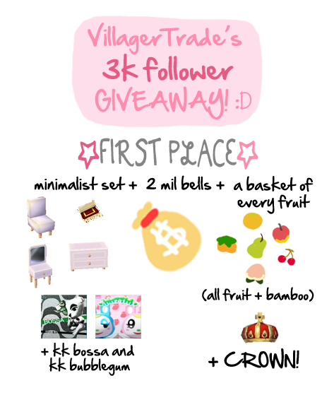 Giveaway Acnl Giveaway Villagertrade