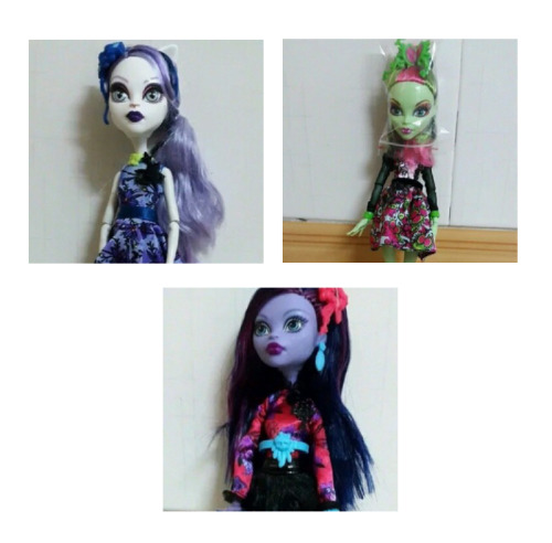 monstruoster:

¡Gloom and Bloom Party dolls!
Pictures by: Wuaiwen20

