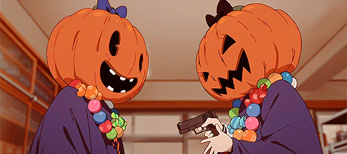 Resultado de imagem para anime halloween tumblr