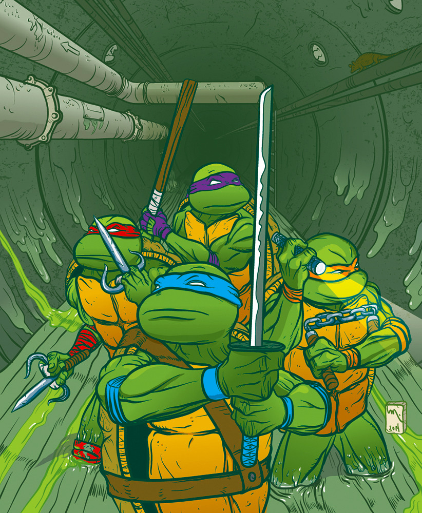 The Heroes in a Half Shell by Mark Sarmel
