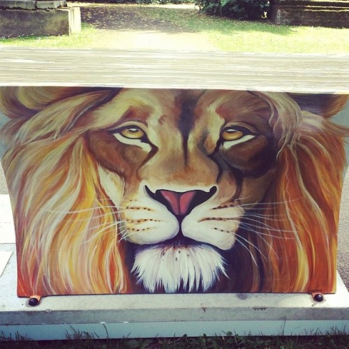 The Lion, the witch and the wardrobe by Quad Digital Mandii Pope (at St George&#8217;s Gardens)