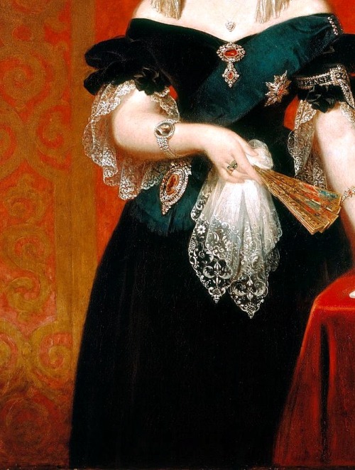 
Portrait of Queen Victoria (1819-1901), Detail.
by John Partridge (1790-1872)
