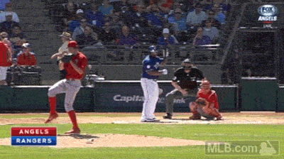 texasrangers:A Prince Fielder bunt single is certainly something
to smile about.    