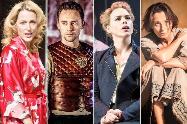 London Evening Standard Theatre Awards 2014 shortlist announced

Kristin Scott Thomas, Gillian Anderson, Billie Piper and Tom Hiddleston are among the stars who will vie for honours at the 60th London Evening Standard Theatre Awards.
&#8230;&#8230;
Hiddleston, who swapped comic hero fame in Thor for Shakespeare’s Coriolanus, faces competition for best actor from Ben Miles as Thomas Cromwell in the epic double bill of Tudor life, Wolf Hall and Bring Up The Bodies, and Mark Strong, whose portrayal of Eddie Carbone in Arthur Miller’s A View From The Bridge at the Young Vic is being reprised in the West End next year.
&#8230;&#8230;
The shortlist
BEST ACTOR
Tom Hiddleston, Coriolanus, Donmar Warehouse
Ben Miles, Wolf Hall and Bring Up The Bodies, RSC Swan and Aldwych
Mark Strong, A View From The Bridge, Young Vic
