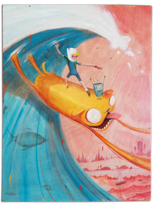 Surfing Adventure Time by Jose Emroca Flores

