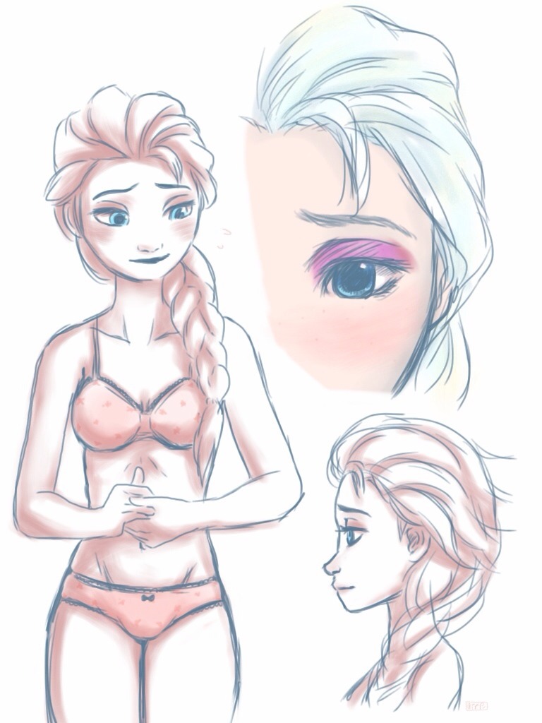 Elsa in pink underwear (from /r/Frozen) : r/QueenElsa