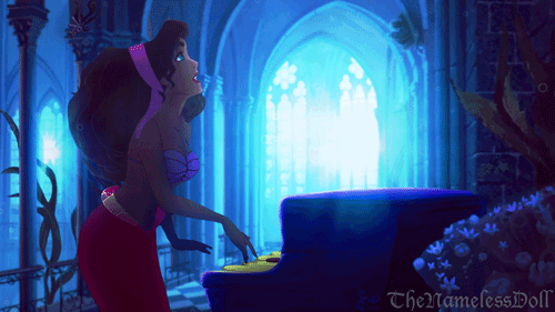 YAY! Esmeralda! My favourite Disney heroine as a mermaid! (*?e, Kida, Cinderella & Nita Before and Afters: 1 & 2