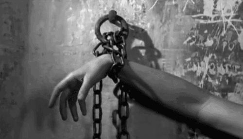 Chained up prisoner gif