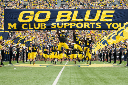 michiganathletics:<br /><br />It’s good to be back. <br />