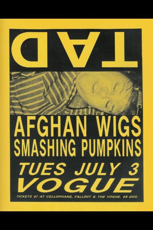 TAD + Afghan Whigs + Smashing Pumpkins, Seattle (year unknown)