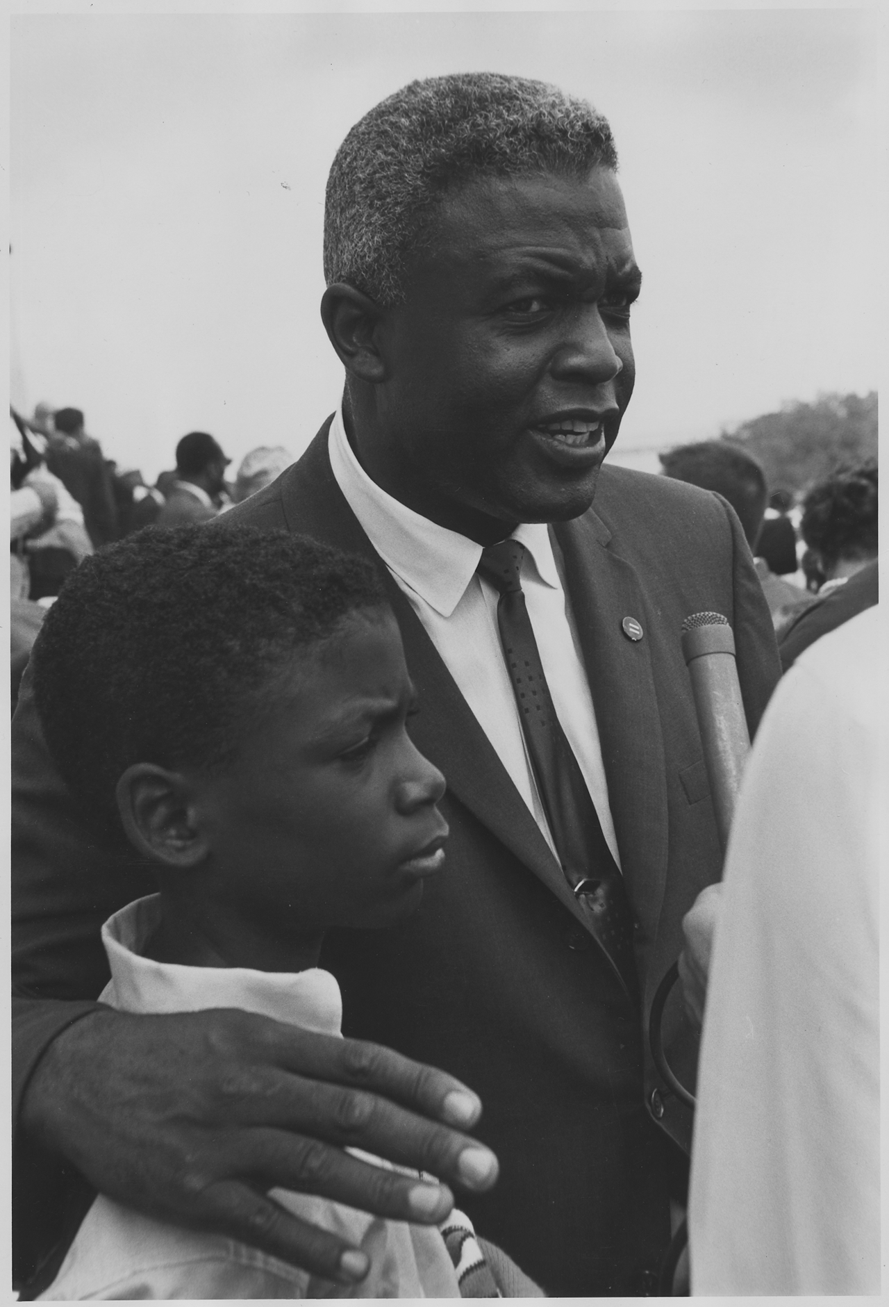 Amazing Historical Photo of Jackie Robinson on 8/28/1963 