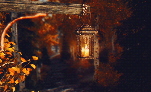 gif Skyrim fall autumn the elder scrolls Lantern the rift riften 