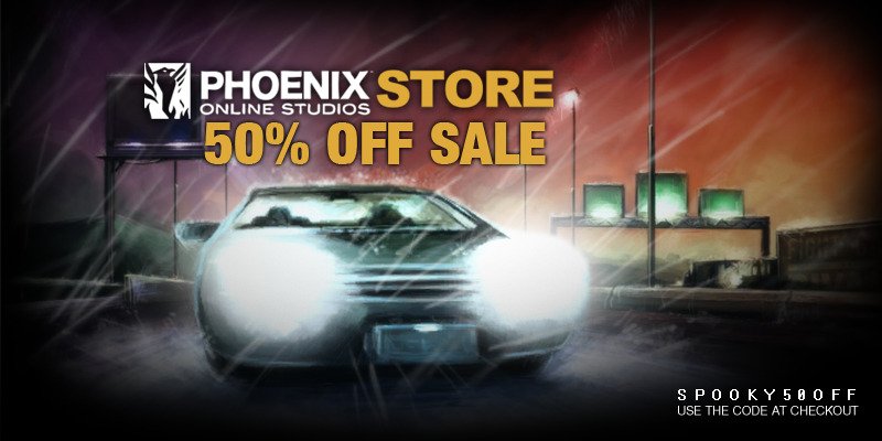 The Phoenix Online Store is holding a special Halloween sale. From October 29th to November 2nd, all of our games with the exception of Gabriel Knight: Sins of the Fathers - 20th Anniversary Edition will be 50% off if you use the code &#8220;SPOOKY50OFF&#8221; at the checkout.The code is valid for Cognition: An Erica Reed Thriller, Moebius: Empire Rising, The Last Door, Quest for Infamy and many more. If you purchase any Phoenix developed or published game from our store, you can email us to support@postudios.com for a free Steam key.Don&#8217;t miss out on this chance to build up your adventure gaming catalog at half price!Gonçalo GonçalvesSocial Media AssociatePhoenix Online Studios