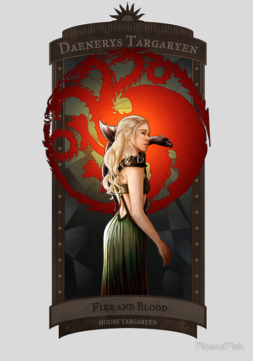 Daenerys Targaryen artwork by floandfish