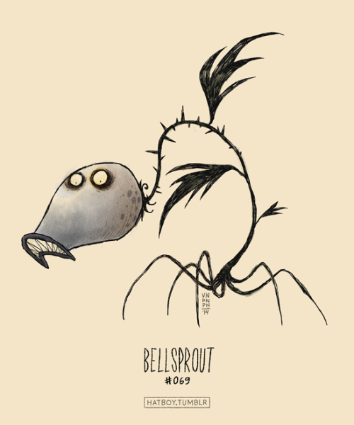 Bellsprout #069 Part of The Tim Burton x PKMN Project By Vaughn Pinpin