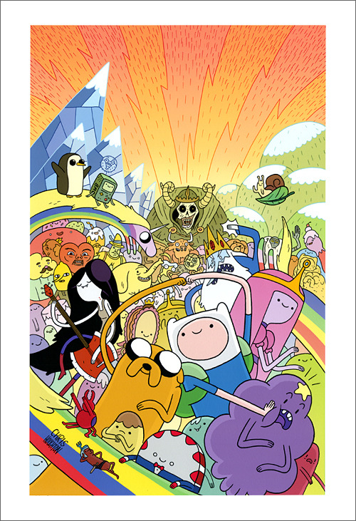 Adventure Time Vol.1 Cover by Chris Houghton & Kassandra Heller