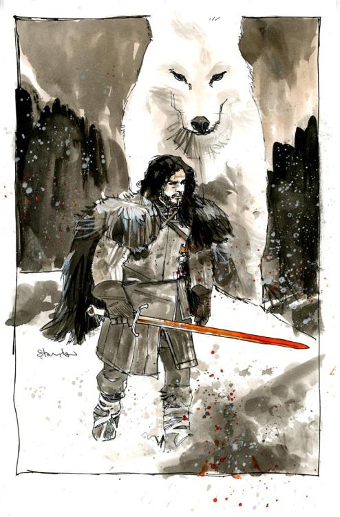 Jon Snow by Tommy Lee Edwards