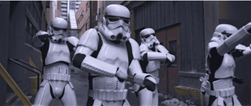 stormtroopers dancing