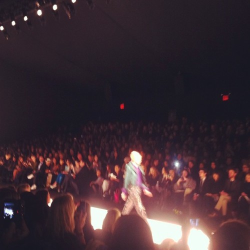 lots of sequins bold jewel tones and mens wear