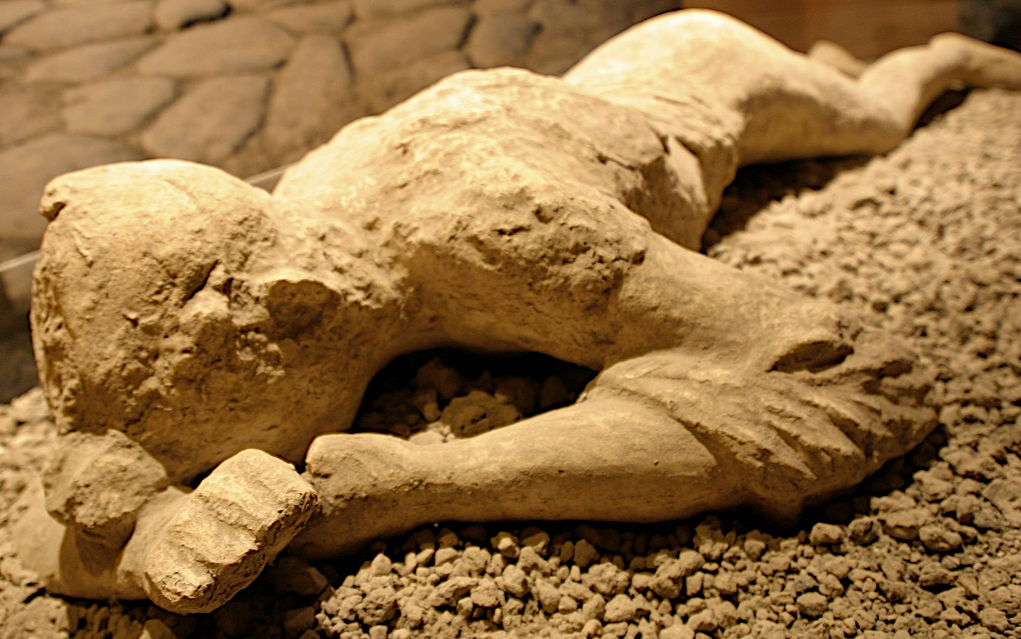 My Ancient World. — A victim from the 79AD eruption of Mount