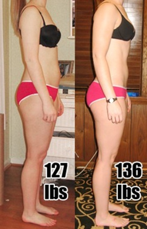 A reminder that fitness isn&#8217;t always about losing weight. Don&#8217;t get discouraged if the scale goes up. 