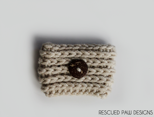 Crochet Coffee Cup Sleeve Cozy :: Easy Crochet