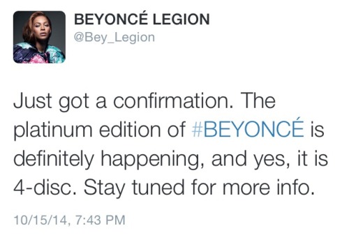 Beyoncé >> álbum ''BEYONCÉ'' (Self-Titled Visual Album) PLATINUM EDITION 24 NOV. (II) - Página 27 Tumblr_ndift5My2q1qkomroo1_500