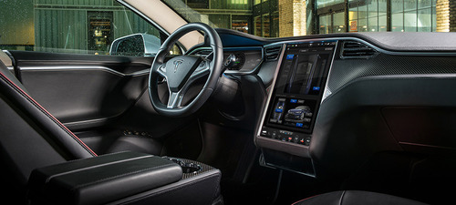 Model S interior