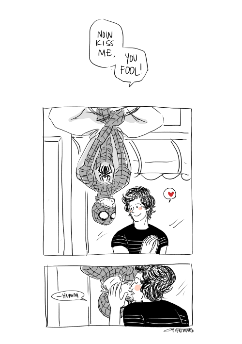 1d Larry Larry Fanart Apitoodle Loaded Gunn Babyoflouis Yay Yay Yaaaay For Spidey Au I Can Feel All The Au Ideas Here Is Eating Me Alive Apitnobaka