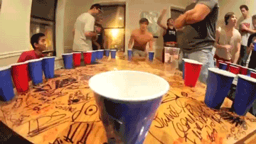 Shmacked gif beer pong