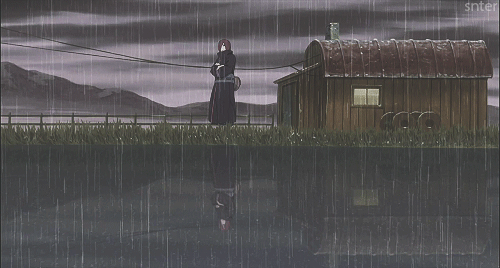 anime rain gif | Tumblr