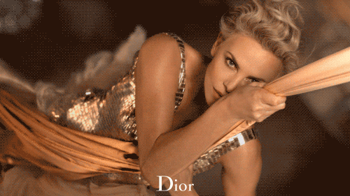 "The future is gold". J&#8217;adore Dior, the new film, starring Charlize Theron. 