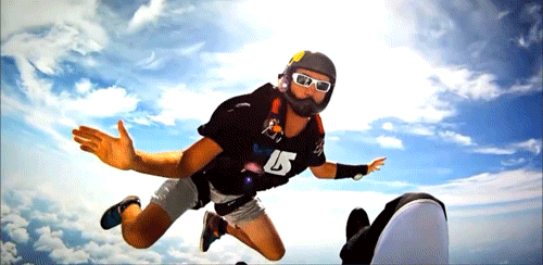 Skydiving Drag force