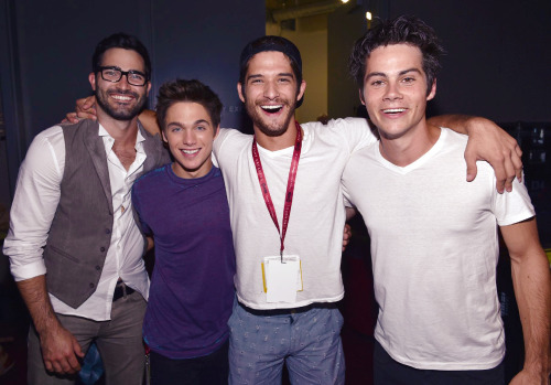 heroicscott: Two Tylers and two Dylans at San Diego Comic Con 2014 [x] 