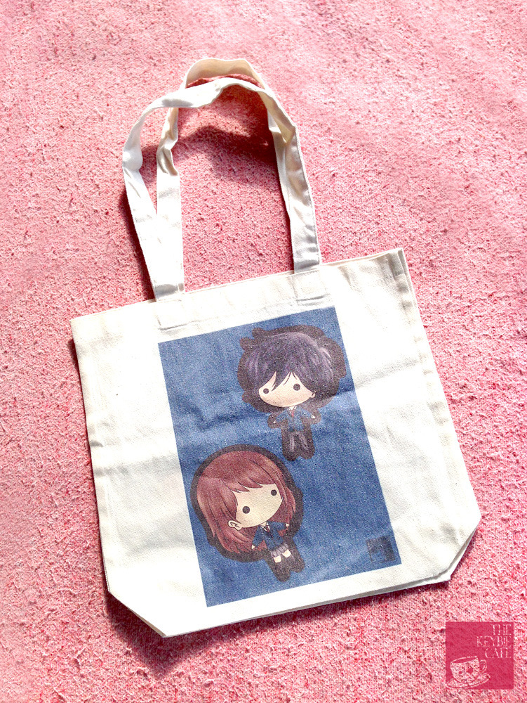 Grab this Ao Haru Ride tote bag at the Keybie Cafe!