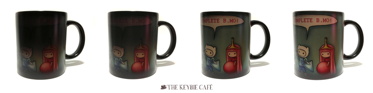 Adventure Time thermal mugs--in stills! Still so hot, they're cool.