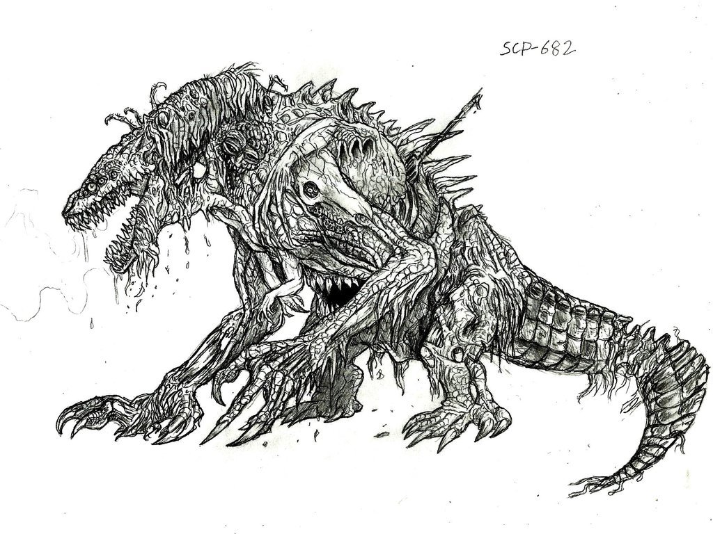 SCP-682 (SCP Foundation) vs The Wyrm (World of Darkness