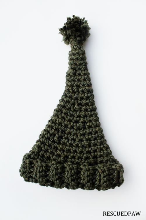 Crochet Newborn Pom Pom Hat. Great as a Photo Prop!! 