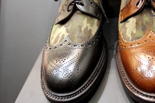 Bow-Tie shoes - camouflage longwing brogues