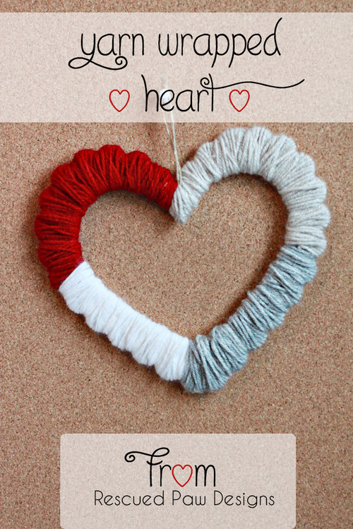 Valentine Heart Romantic Off White Yarn Wrapped Heart Wreath