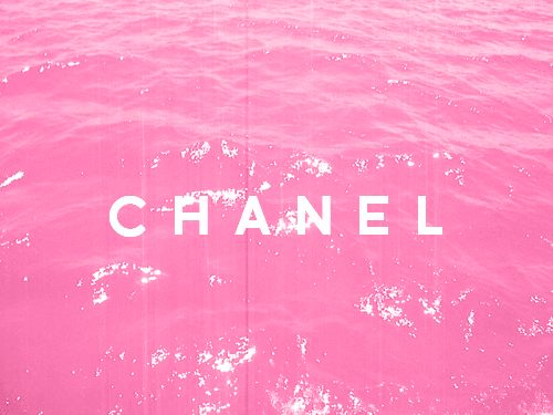 pink chanel logo tumblr