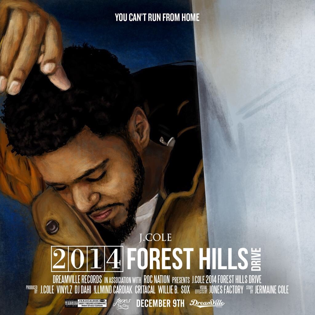Cole "Forest Hills Drive" Art Music Album Poster HD Print 12" 16" 20" 24" J 