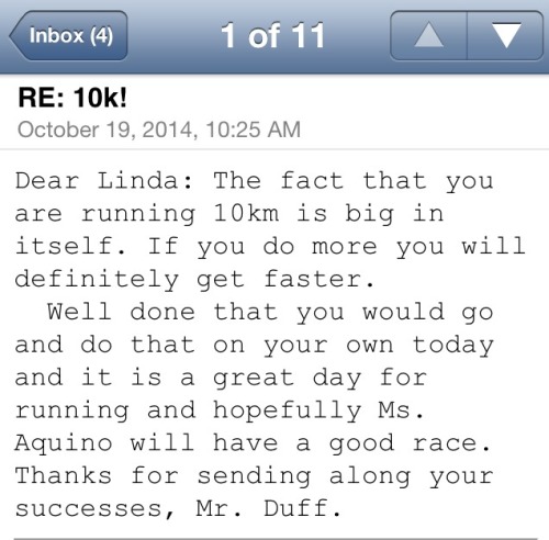 email running