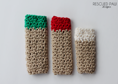 Christmas Washcloth Crochet Gift Set Patterns Via Easy Crochet