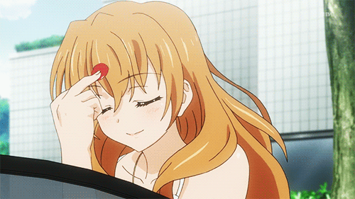 daily orange anime characters on X: the orange anime character of the day  is kouko kaga from golden time!  / X