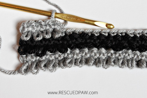 Crochet Loop Stitch Tutorial From Rescued Paw