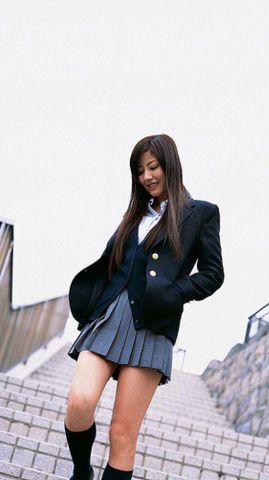 Japanese school girl