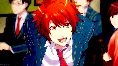 anime boy with red hair | Tumblr