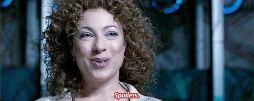 River Song Spoilers Gif