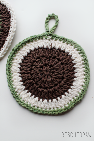 Crochet Round Hot Pad Pattern